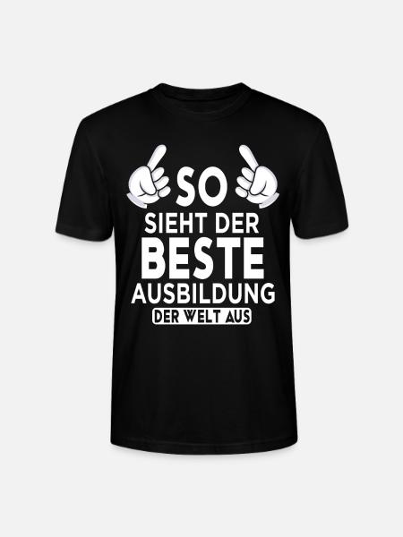 Ausbildung Spruch - Stanley/Stella Unisex Bio-T-Shirt CRAFTER - Schwarz