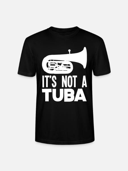 It Is Not Tuba Euphonium - Stanley/Stella CRAFTER Unisex Organic T-Shirt - black
