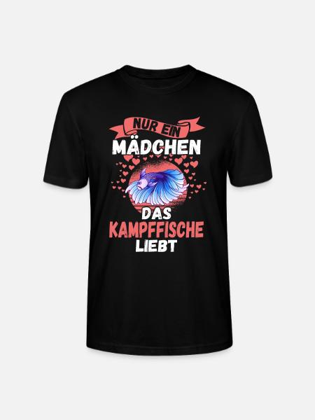 Fische Aquarium Kampffisch - Stanley/Stella Unisex Bio-T-Shirt CRAFTER - Schwarz