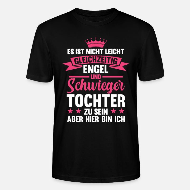 Schwiegertochter - Stanley/Stella Unisex Bio-T-Shirt CRAFTER - Schwarz