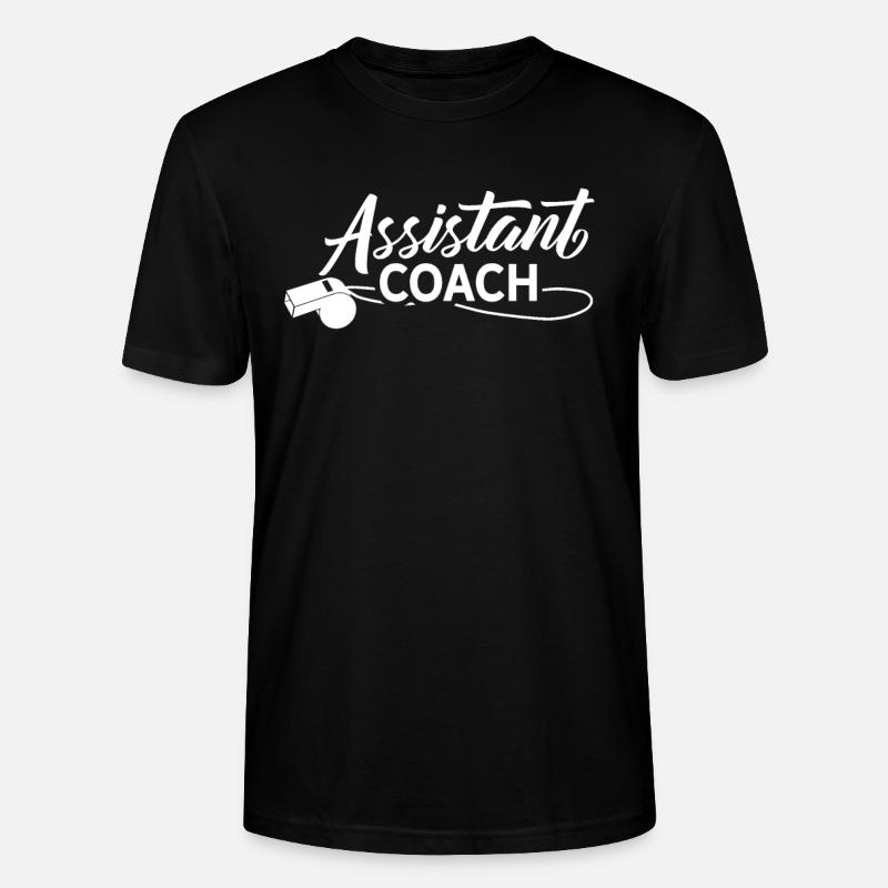 Assistenztrainer Trainerassistent Coach Assistent - Stanley/Stella Unisex Bio-T-Shirt CRAFTER - Schwarz