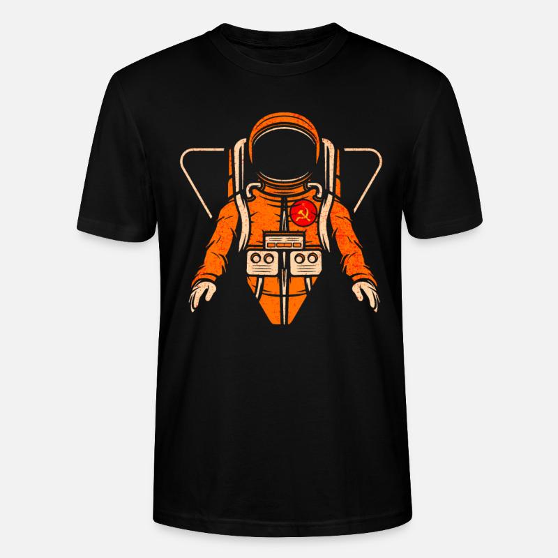 Cosmonaute de l’Union soviétique - T-shirt bio CRAFTER Stanley Stella Unisexe - noir