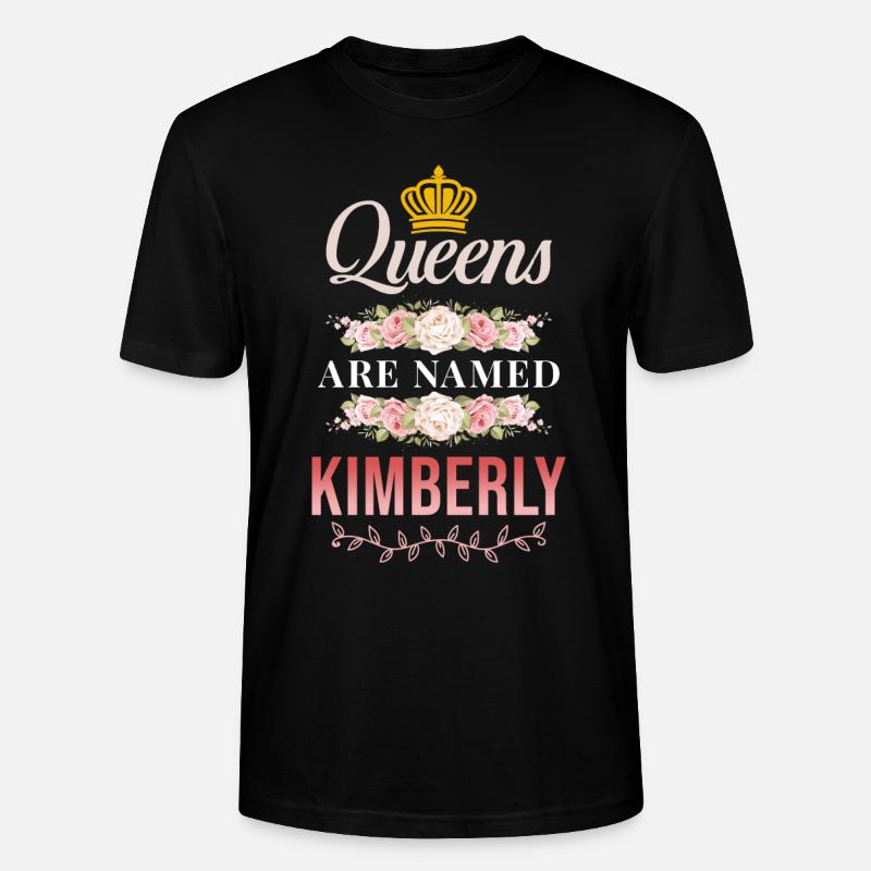 Kimberly Spruch Geschenk - Stanley/Stella Unisex Bio-T-Shirt CRAFTER - Schwarz