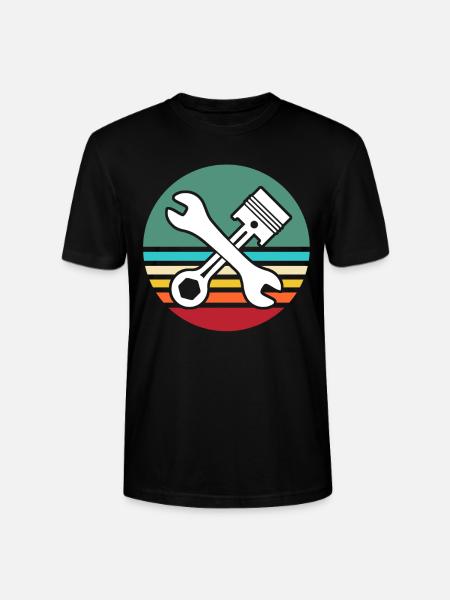 Screwdriver Mechanic Auto Tool - Stanley/Stella CRAFTER Unisex Organic T-Shirt - black