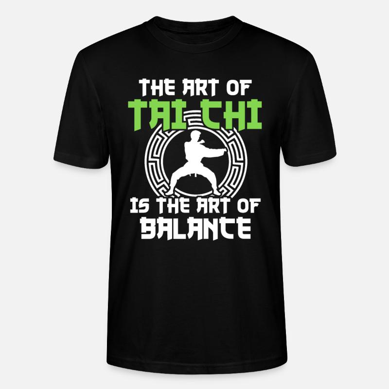 Tai Chi Kampfkunst - Stanley/Stella Unisex Bio-T-Shirt CRAFTER - Schwarz