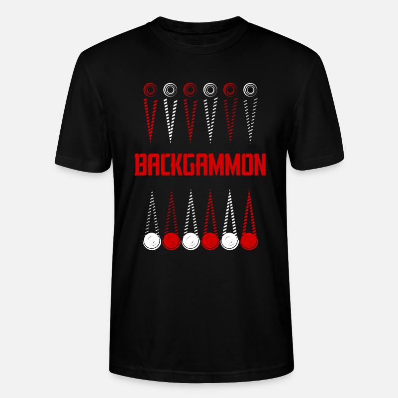 Backgammon - T-shirt bio CRAFTER Stanley Stella Unisexe - noir