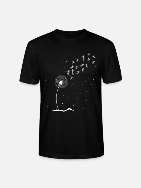 Ski Pusteblume - (SK) - Stanley/Stella CRAFTER Unisex Organic T-Shirt - black