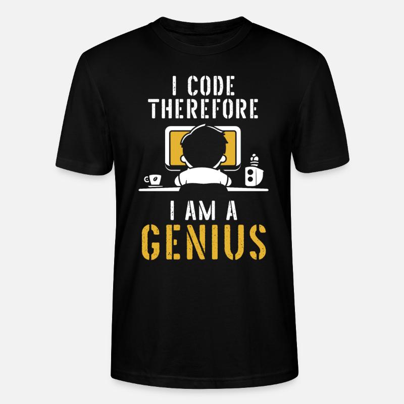 Programmer Coder Software Developer - Stanley/Stella CRAFTER Unisex Organic T-Shirt - black