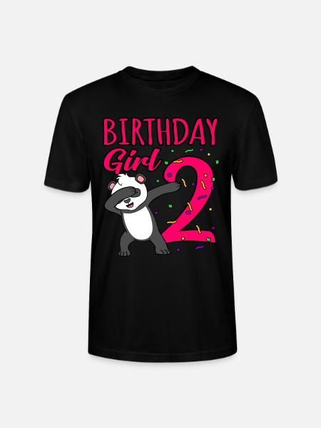2nd birthday - Stanley/Stella CRAFTER Unisex Organic T-Shirt - black