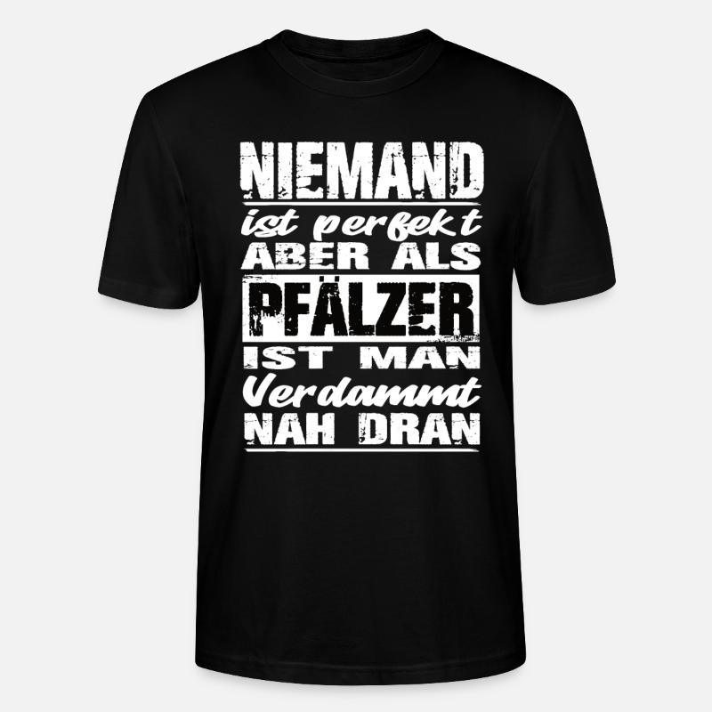 Pfälzer - Stanley/Stella Unisex Bio-T-Shirt CRAFTER - Schwarz