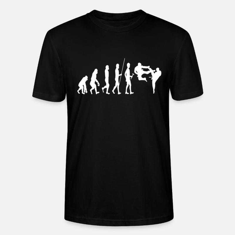 Karate Evolution - Stanley/Stella Unisex Bio-T-Shirt CRAFTER - Schwarz