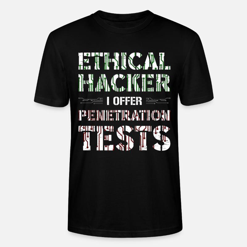Computer Security Hacker Webentwickler - Stanley/Stella Unisex Bio-T-Shirt CRAFTER - Schwarz