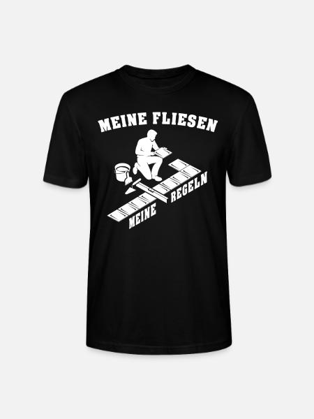 Fliesenleger Fliesen Legen - Stanley/Stella Unisex Bio-T-Shirt CRAFTER - Schwarz
