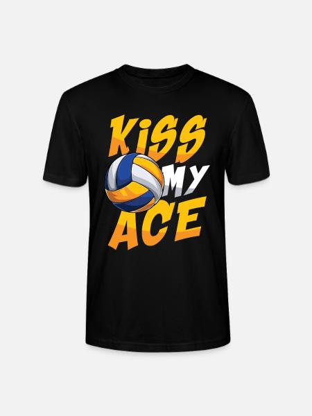 Kiss My Ace - Stanley/Stella Unisex Bio-T-Shirt CRAFTER - Schwarz
