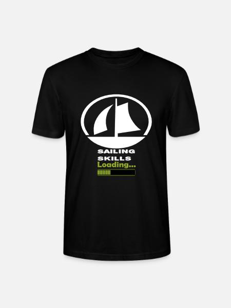 Segler Skills Segelboot - Stanley/Stella Unisex Bio-T-Shirt CRAFTER - Schwarz