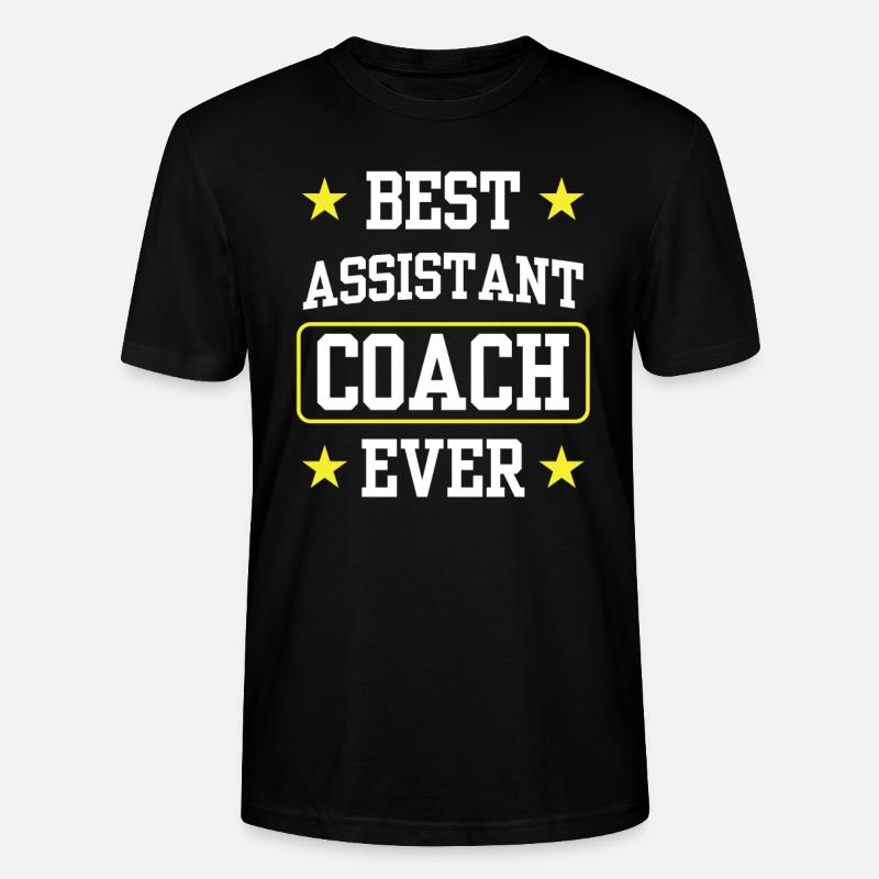 Bester Assistenztrainer Aller Zeiten Assistent - Stanley/Stella Unisex Bio-T-Shirt CRAFTER - Schwarz
