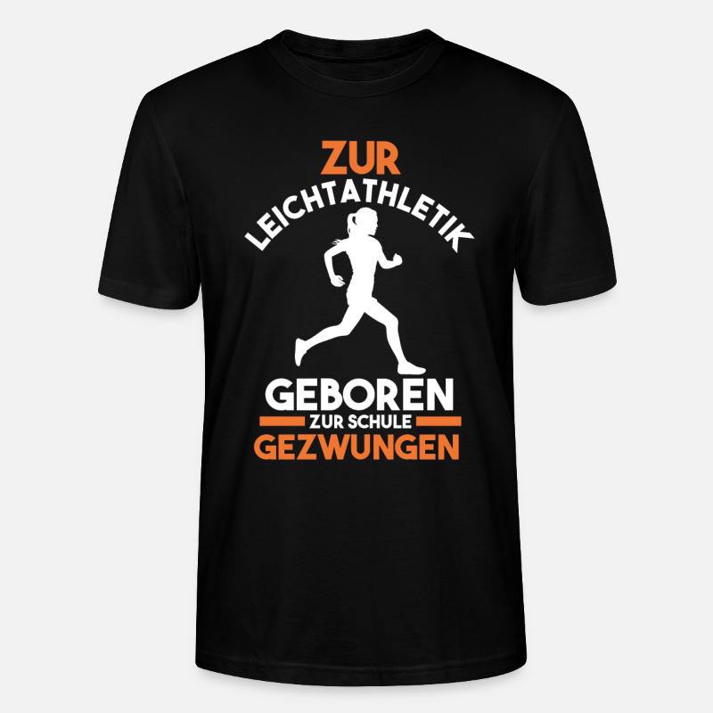 Leichtathletik - Stanley/Stella Unisex Bio-T-Shirt CRAFTER - Schwarz