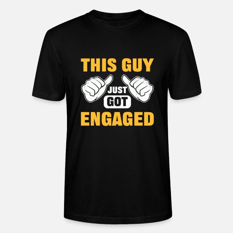 Ce gars vient de s’engager - T-shirt bio CRAFTER Stanley Stella Unisexe - noir