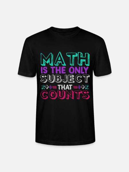 Mathe zählt - Stanley/Stella Unisex Bio-T-Shirt CRAFTER - Schwarz