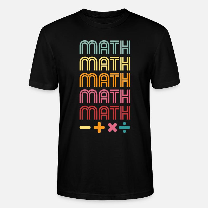 Mathematik - Stanley/Stella Unisex Bio-T-Shirt CRAFTER - Schwarz