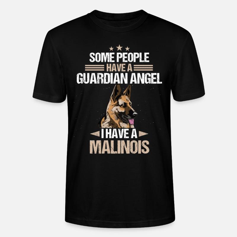 Malinois Hund - Stanley/Stella Unisex Bio-T-Shirt CRAFTER - Schwarz
