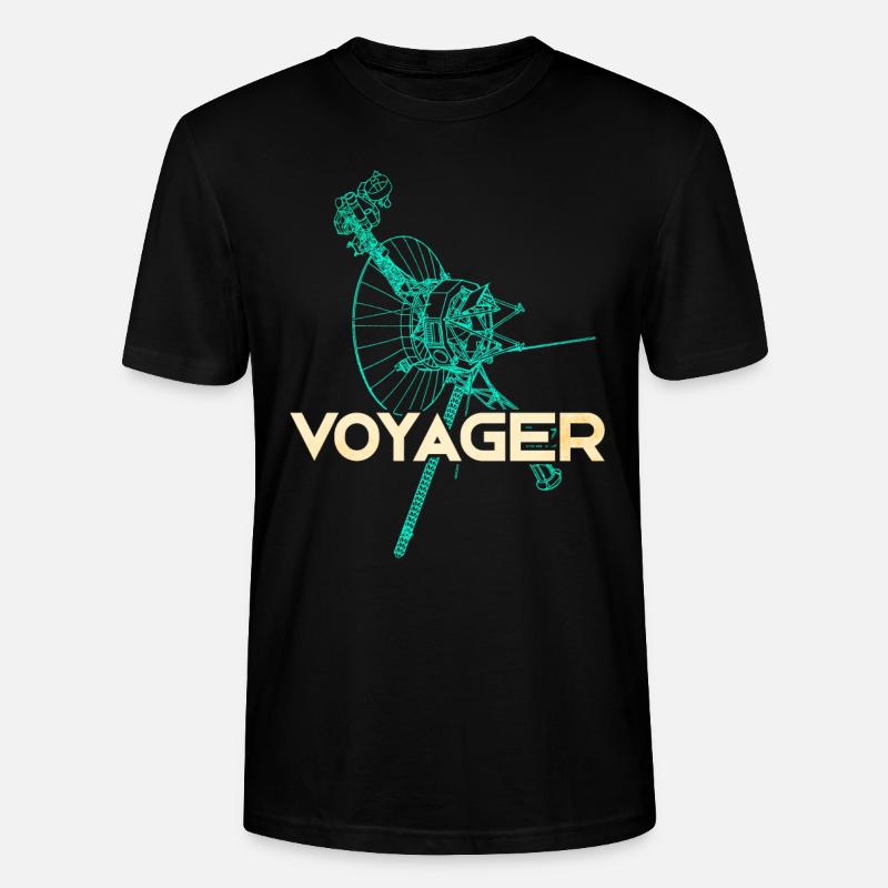 Sonde spatiale Voyager - T-shirt bio CRAFTER Stanley Stella Unisexe - noir