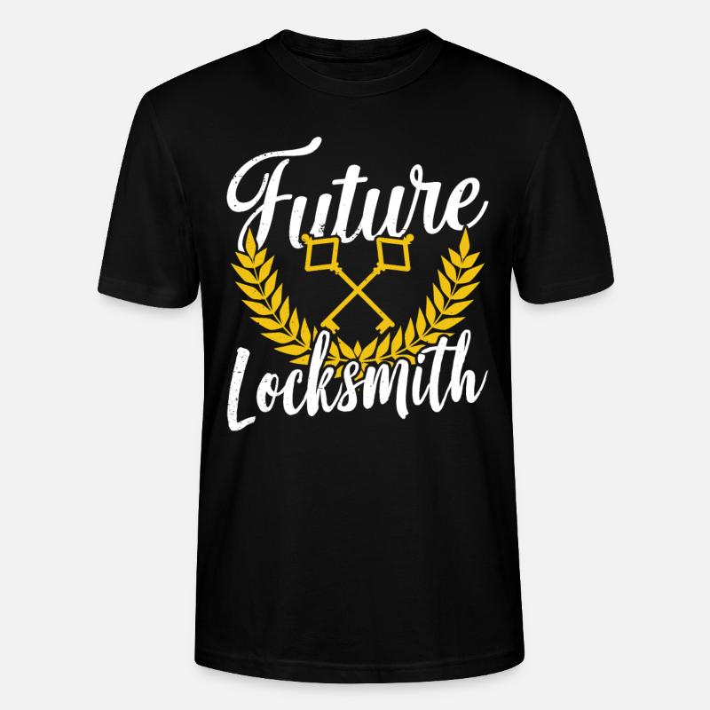Futur Serrurier Serrurier Serrurier - T-shirt bio CRAFTER Stanley Stella Unisexe - noir