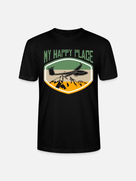Gliding Glider Glider Glider - Stanley/Stella CRAFTER Unisex Organic T-Shirt - black