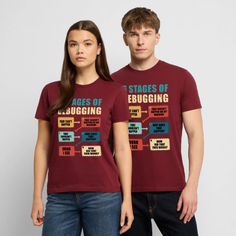 Programming Debugging Funny Programmer Gift Stanley/Stella CRAFTER Unisex Organic T-Shirt