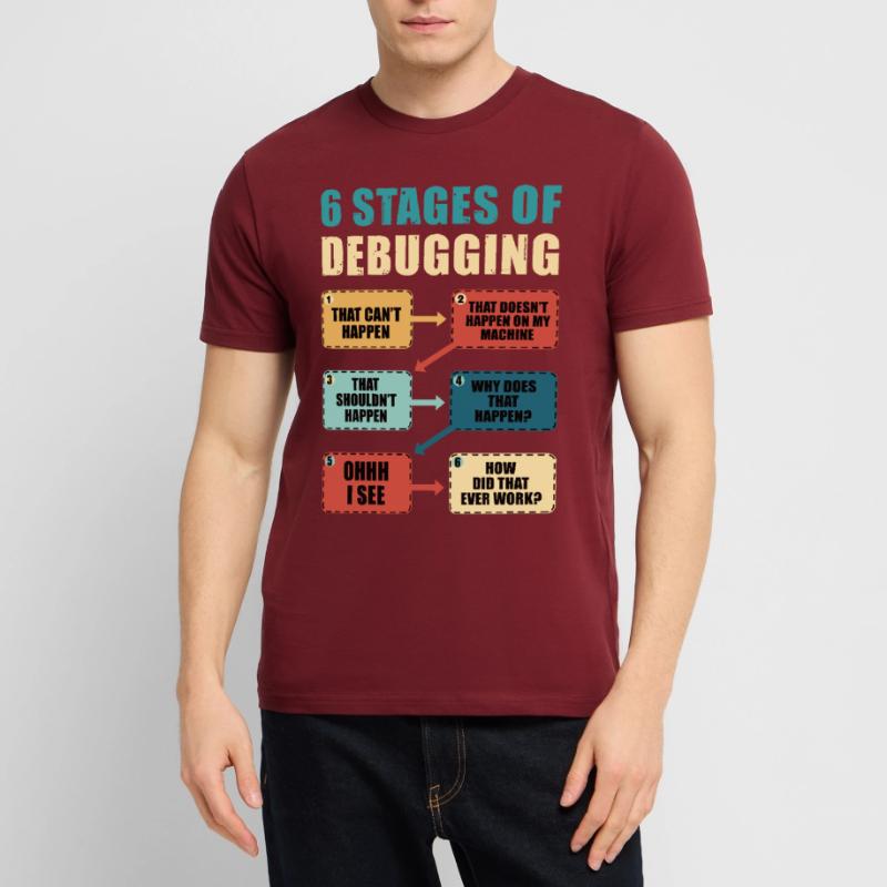 Programming Debugging Funny Programmer Gift Stanley/Stella CRAFTER Unisex Organic T-Shirt