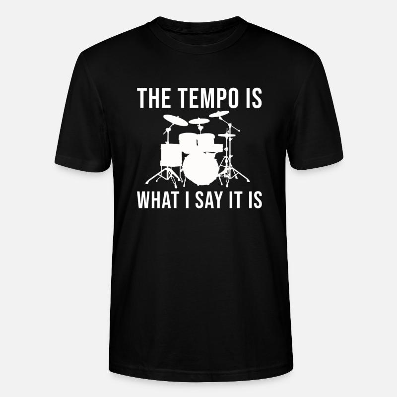Drummer Drummer Drummer Gift - T-shirt bio CRAFTER Stanley Stella Unisexe - noir