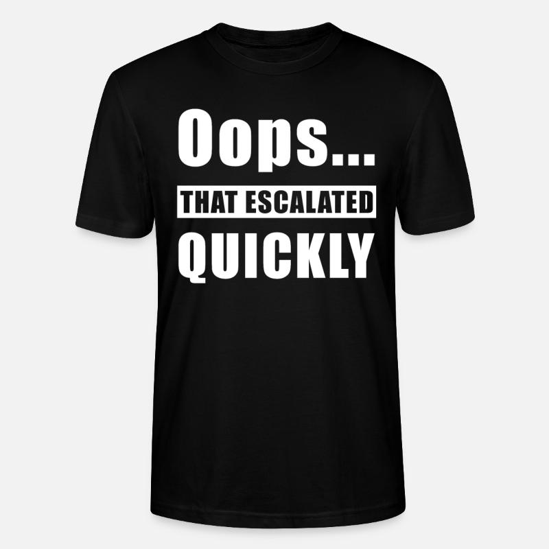 Eskaliert - Stanley/Stella Unisex Bio-T-Shirt CRAFTER - Schwarz
