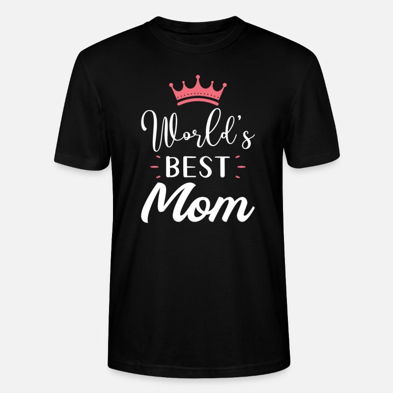 Weltbeste Mama - Stanley/Stella Unisex Bio-T-Shirt CRAFTER - Schwarz