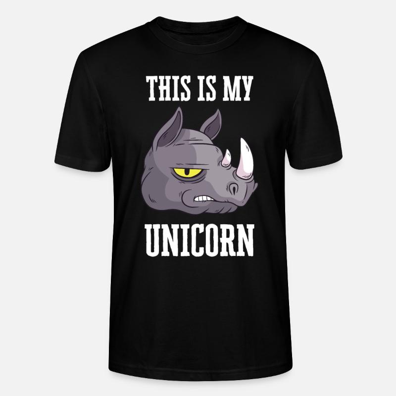 Nashorn - Stanley/Stella Unisex Bio-T-Shirt CRAFTER - Schwarz