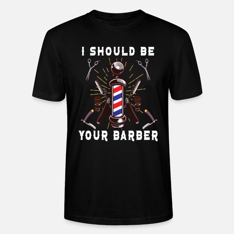 coiffeur coiffeur coiffeur coiffeur - T-shirt bio CRAFTER Stanley Stella Unisexe - noir
