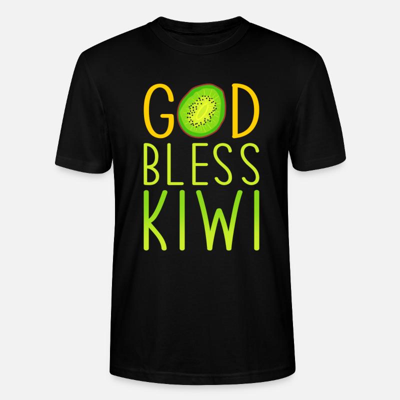 Kiwi Liebe Spruch - Stanley/Stella Unisex Bio-T-Shirt CRAFTER - Schwarz