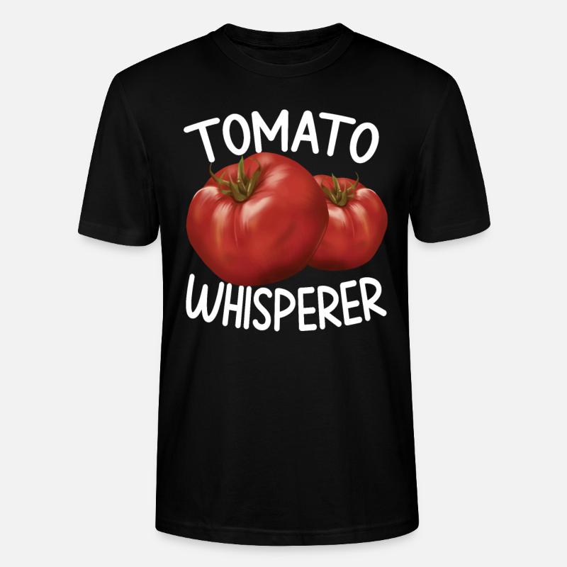 Tomatenflüsterer Geschenk - Stanley/Stella Unisex Bio-T-Shirt CRAFTER - Schwarz