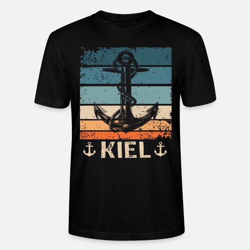 Kiel Disant Kiel Souvenir - T-shirt bio CRAFTER Stanley Stella Unisexe - noir
