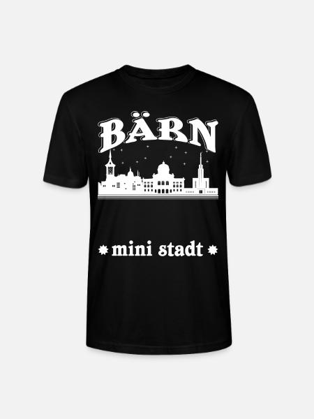Bärn Skyline Bern - Stanley/Stella Unisex Bio-T-Shirt CRAFTER - Schwarz