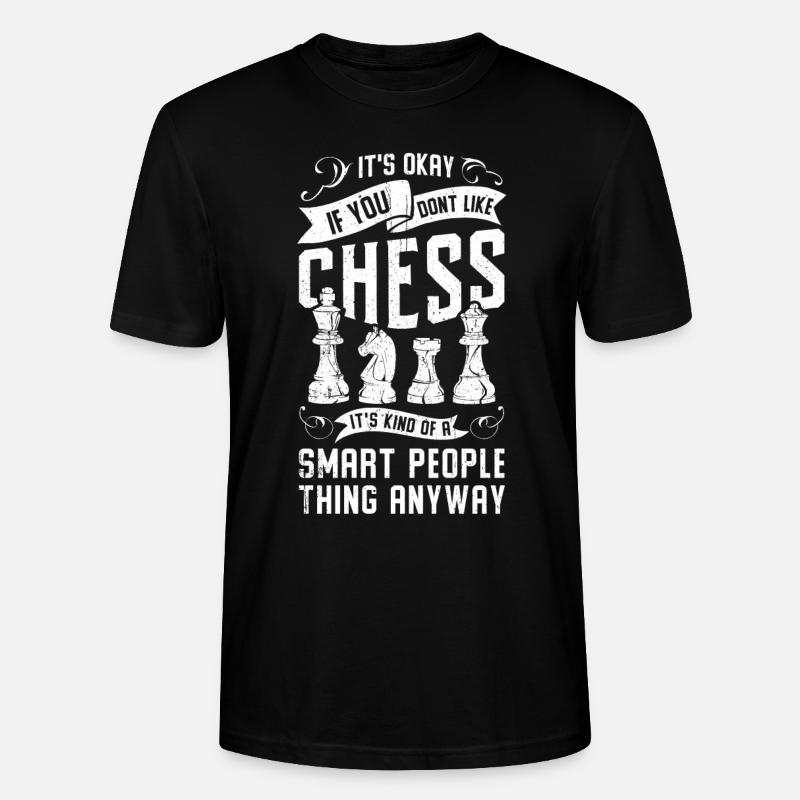 Schach - Stanley/Stella Unisex Bio-T-Shirt CRAFTER - Schwarz