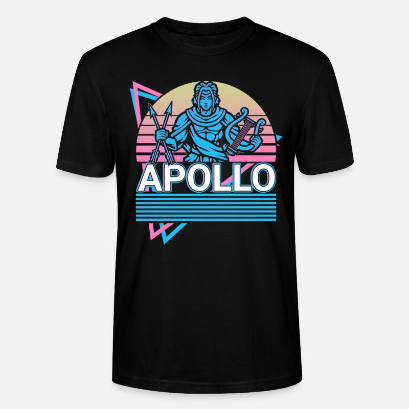 Apollo Griechischer Gott Geschenk - Stanley/Stella Unisex Bio-T-Shirt CRAFTER - Schwarz