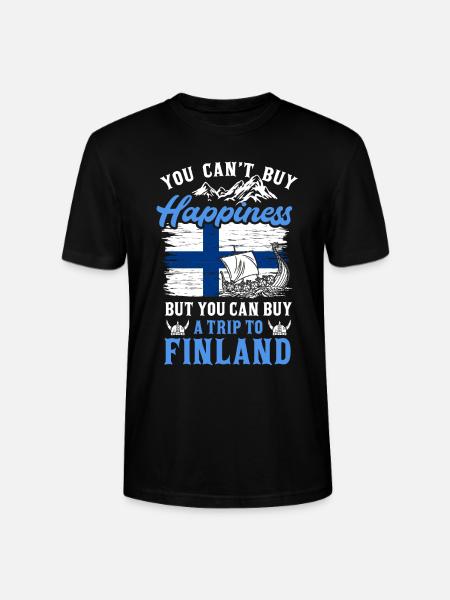 Finnland - Stanley/Stella Unisex Bio-T-Shirt CRAFTER - Schwarz