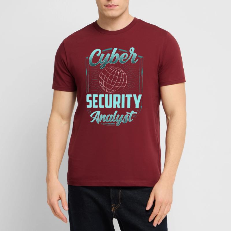 Cybersecurity Analyst Hack Hacker IT Security Stanley/Stella CRAFTER Unisex Organic T-Shirt