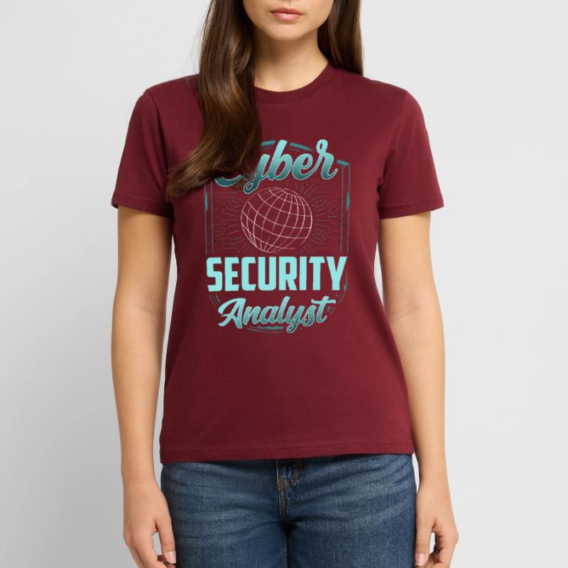 Cybersecurity Analyst Hack Hacker IT Security Stanley/Stella CRAFTER Unisex Organic T-Shirt