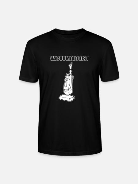 Vacuumologist Cleaning Lady - Stanley/Stella CRAFTER Unisex Organic T-Shirt - black