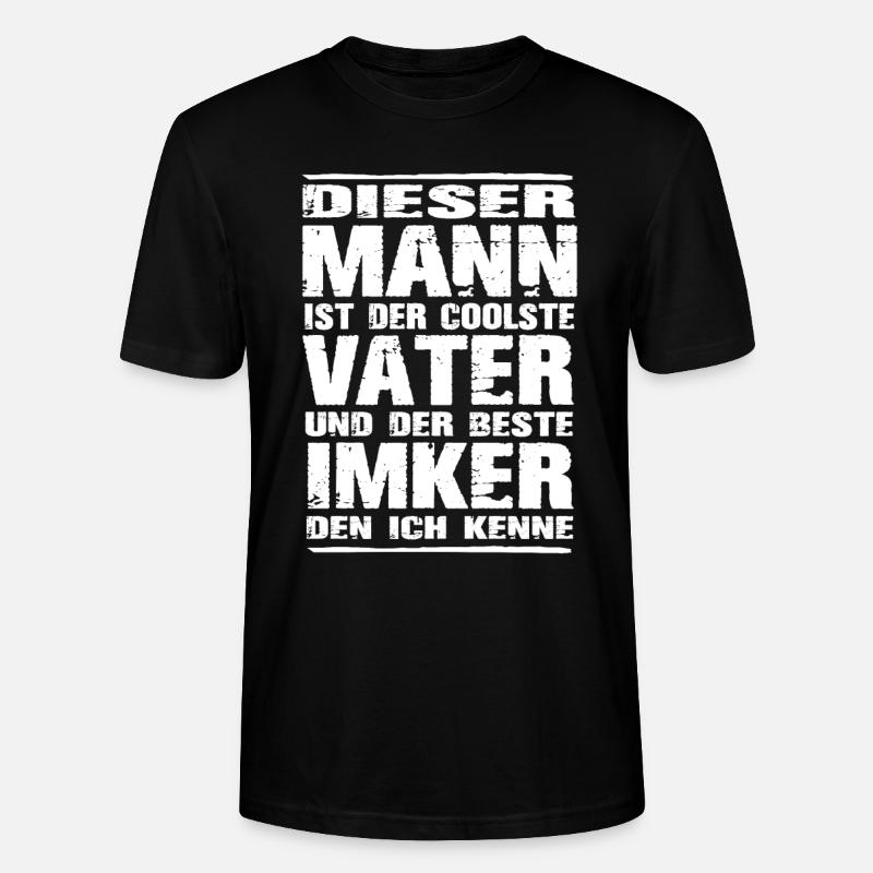 Imker - Stanley/Stella Unisex Bio-T-Shirt CRAFTER - Schwarz