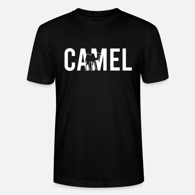 Kamel camel - Stanley/Stella Unisex Bio-T-Shirt CRAFTER - Schwarz