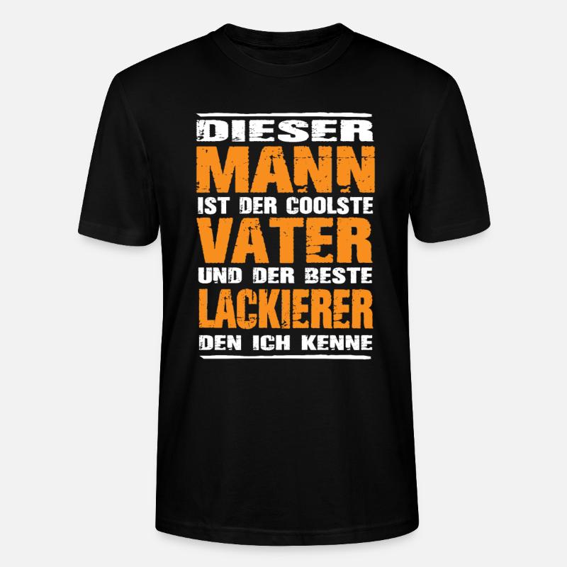 Lackierer - Stanley/Stella Unisex Bio-T-Shirt CRAFTER - Schwarz
