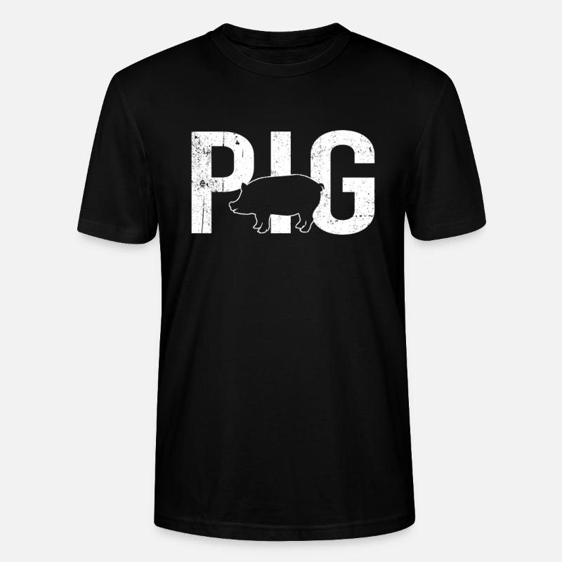 Cochon cochon - T-shirt bio CRAFTER Stanley Stella Unisexe - noir