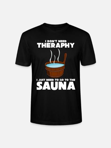 Sauna Sauna Saunist Saying Sauna - Stanley/Stella CRAFTER Unisex Organic T-Shirt - black